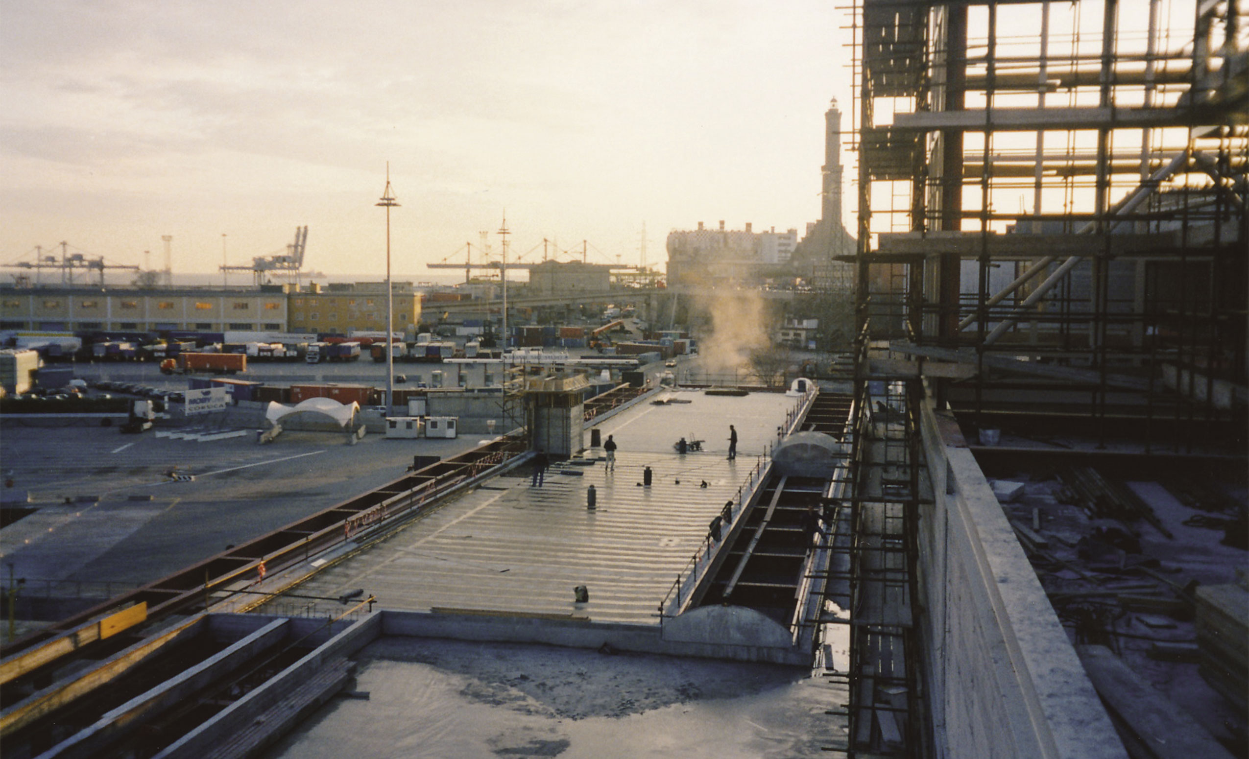 Stazioni Marittime SpA. Porto di Genova, Ponte Assereto. Costruzione nuovo Terminal Traghetti