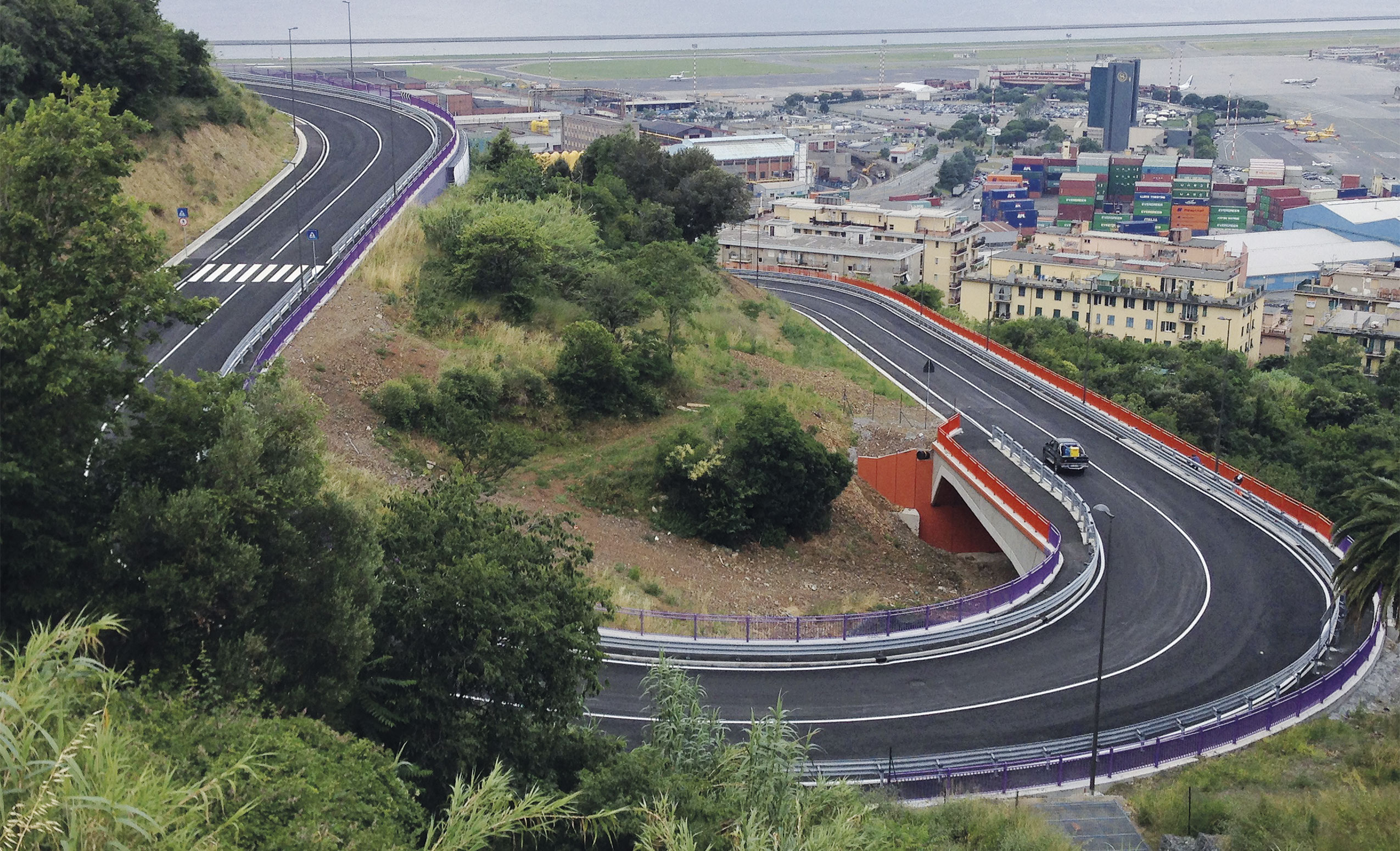 Comune di Genova. Genova Hi Tech. Realizzazione in prosecuzione di via Dell’Acciaio. Nuova strada di collegamento al Parco Scientifico e Tecnologico Erzelli