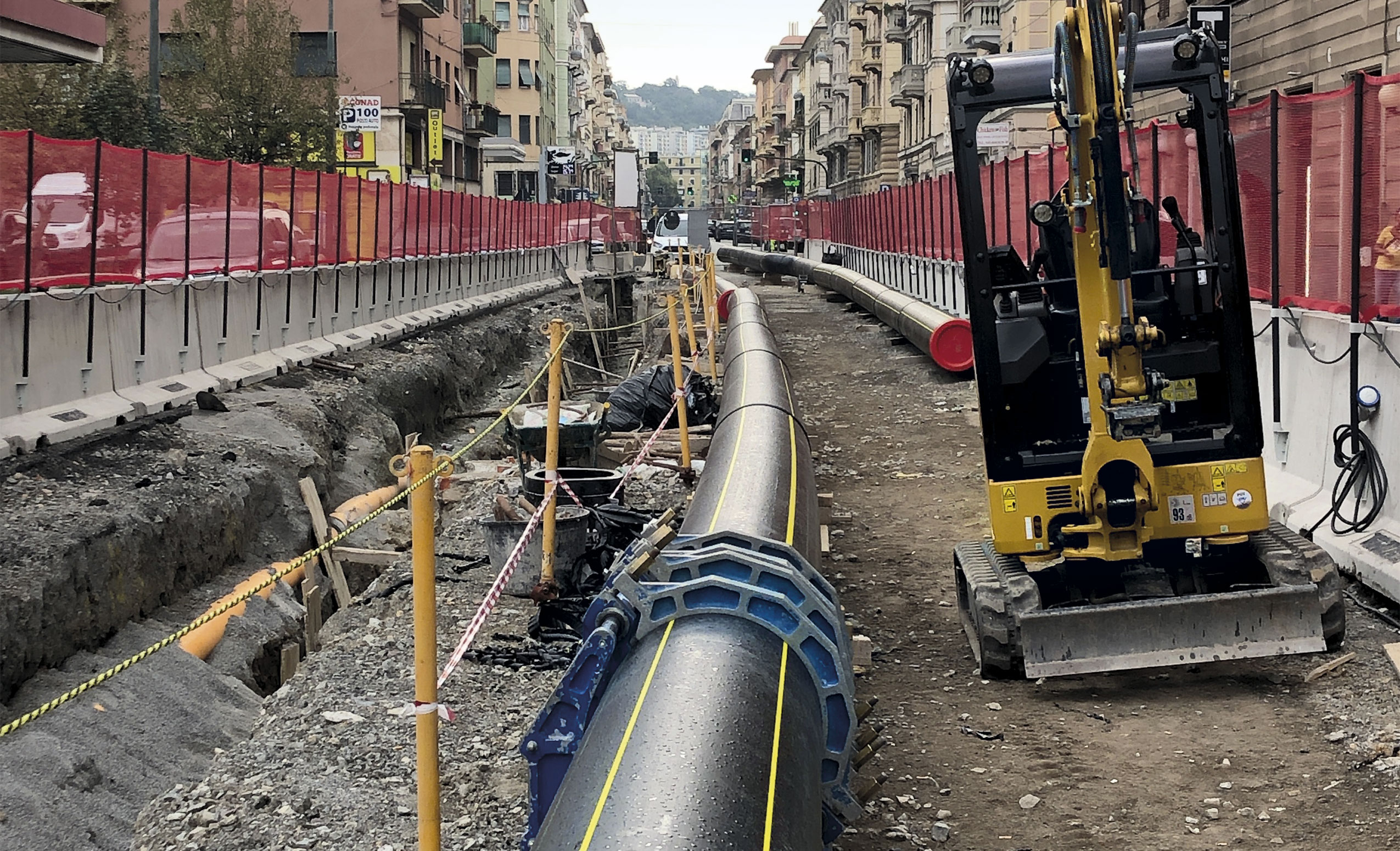 Comune di Genova. Città per Cornigliano. Sviluppo Genova SpA. Riqualificazione di via Cornigliano. Sottoservizi e viabilità urbana