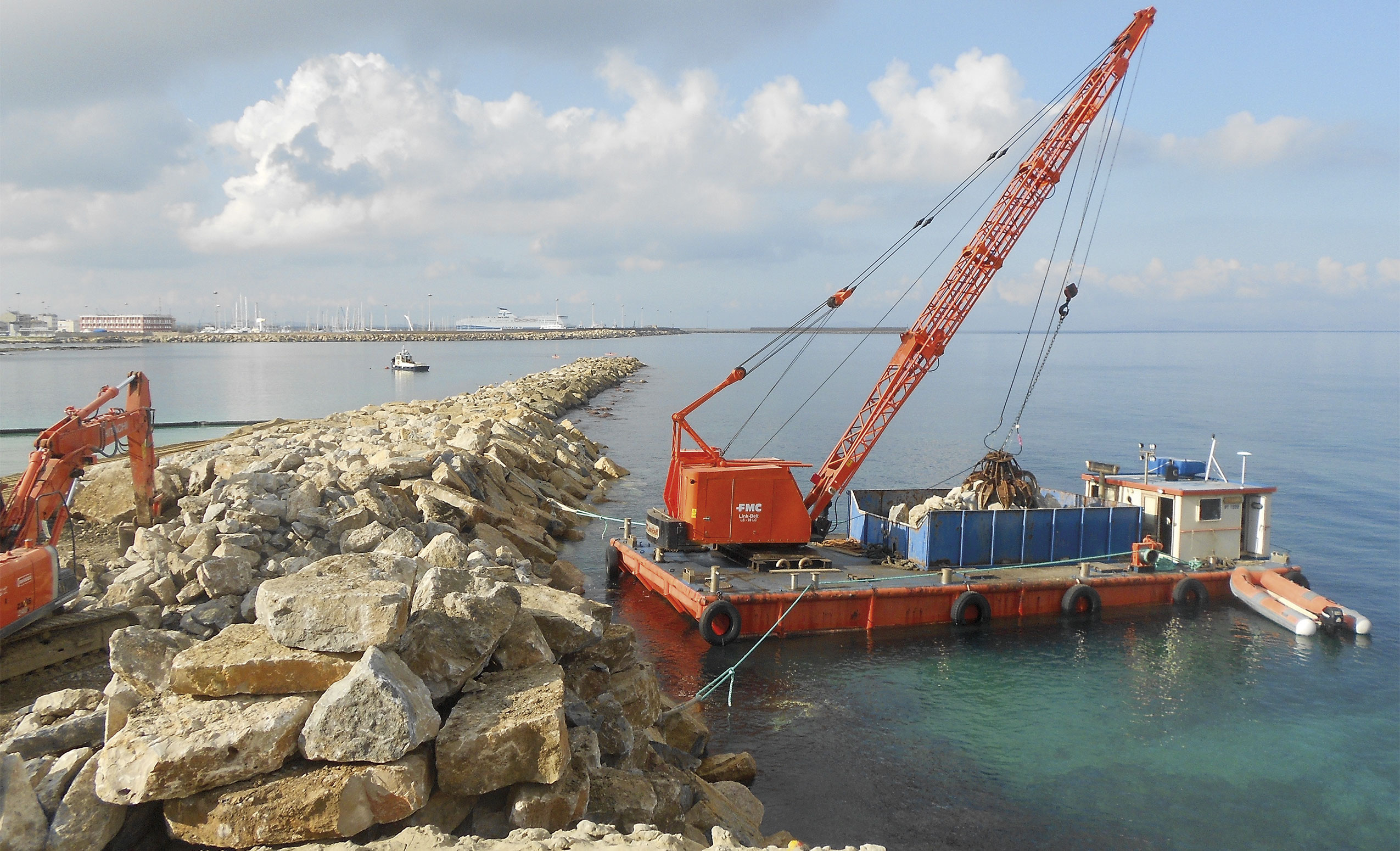 Regione Sardegna. Comune di Porto Torres. Interventi di salvaguardia della fascia costiera in località Balai. Rinforzo della scogliera e ripascimento della spiaggia